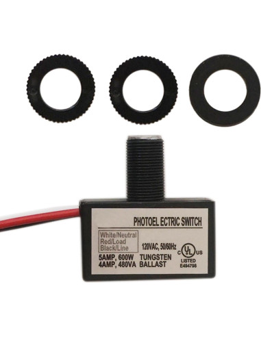 Interruptor Fotoeléctrico LoveDeal 120V Automático para Exterior