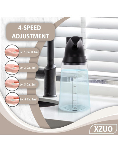 Dispensador de Jabón Automático XZUO 700ml Acero Inoxidable