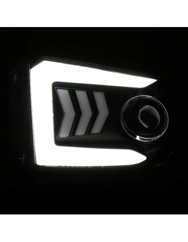 Faros Proyector Negro Spec-D Tuning con LED para Toyota Tundra 2014-2021
