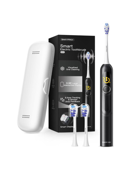 Cepillo de dientes eléctrico Sakyproal G5S con pantalla inteligente
