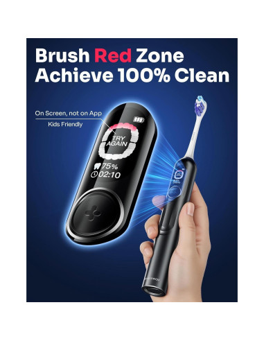 Cepillo de dientes eléctrico Sakyproal G5S con pantalla inteligente