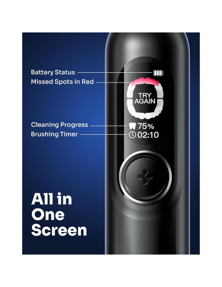Cepillo de dientes eléctrico Sakyproal G5S con pantalla inteligente