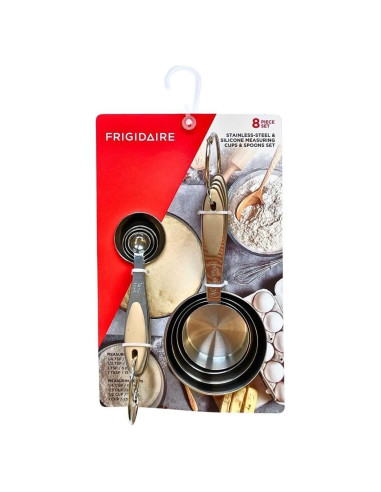 Juego de Tazas y Cucharas Medidoras Frigidaire Acero Inoxidable