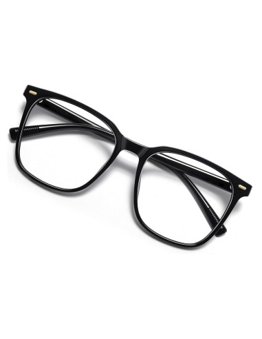 Gafas de bloqueo de luz azul TR20256C1 para adultos - Negro