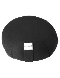 Cojín Zafu Sol Living Negro 100% Algodón para Meditación