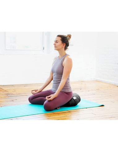 Cojín Zafu Sol Living Negro 100% Algodón para Meditación