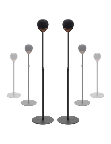 Soporte Ajustable para HomePod Mini HEWYIOS - 2 Paquete Negro