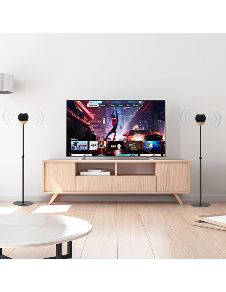 Soporte Ajustable para HomePod Mini HEWYIOS - 2 Paquete Negro