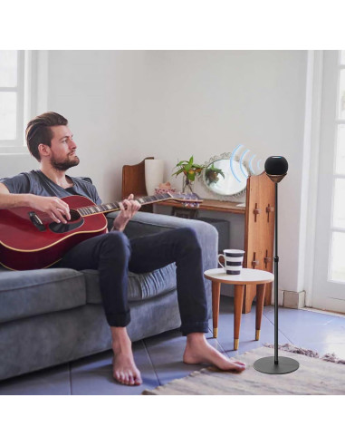 Soporte Ajustable para HomePod Mini HEWYIOS - 2 Paquete Negro