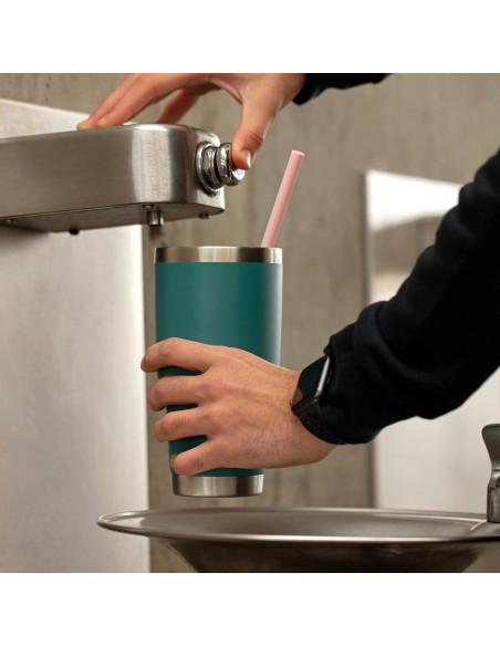 Pajitas de Silicona Reutilizables Consíguelo Bien 5 Unidades 26.7 cm