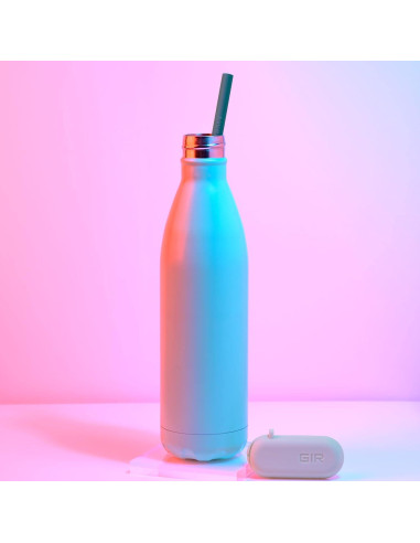 Pajitas de Silicona Reutilizables Consíguelo Bien 5 Unidades 26.7 cm