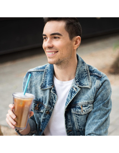 Pajitas de Silicona Reutilizables Consíguelo Bien 5 Unidades 26.7 cm