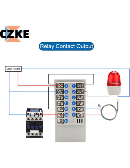 Controlador PID Digital THF-2000 SKXMOD 85-265V 50Hz