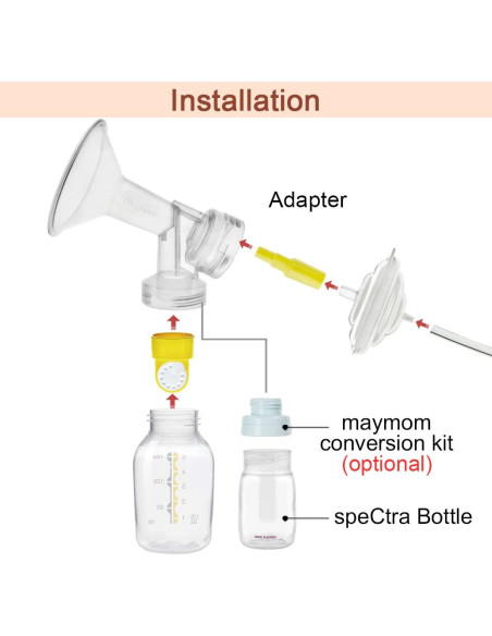 Adaptador de Brida Maymom para Bombas Spectra y Medela
