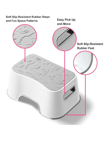 Taburete Paso UNCLE WU para Niños - Antideslizante y Ligero