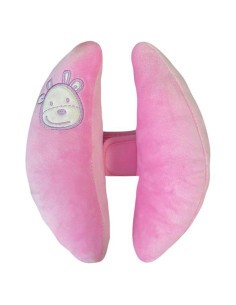 Almohada de Viaje Rosa para Bebés TRYUTRY - Soporte Cabeza y Cuello