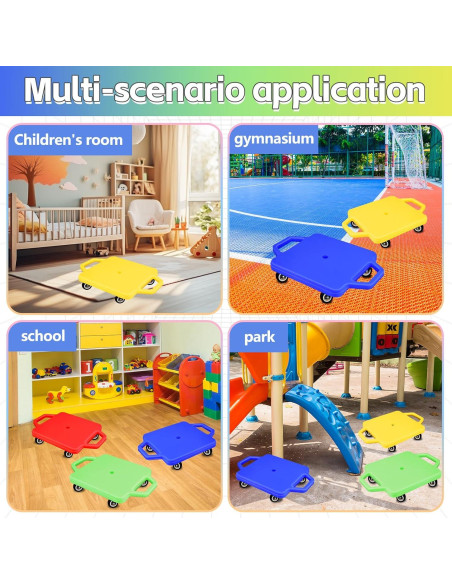 4 Tablas de Scooter Deportivo SUNYIWJIE para Niños - Colores Variados