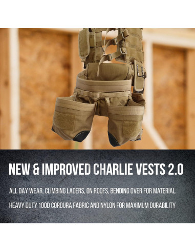 Chaleco Táctico SOTG Charlie Cordura 2.68 kg 26-48 Coyote Tan