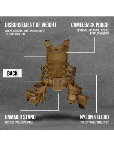 Chaleco Táctico SOTG Charlie Cordura 2.68 kg 26-48 Coyote Tan