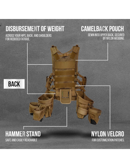 Chaleco Táctico SOTG Charlie Cordura 2.68 kg 26-48 Coyote Tan