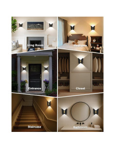 Luz de Pared Recargable Eneru con Sensor de Movimiento 5000mAh 2