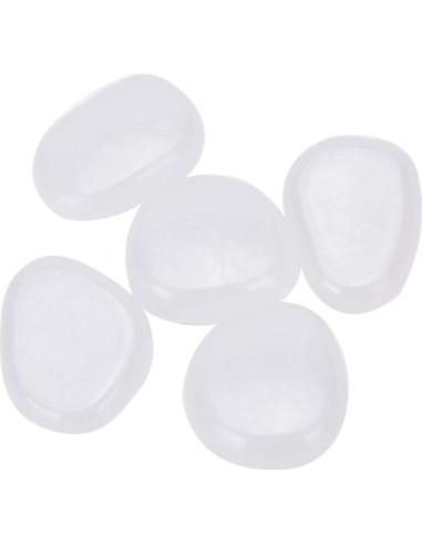 100 Piedras Luminiscentes Brillantes para Jardín y Acuario - Blanco