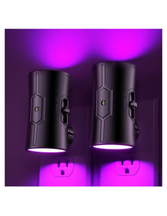 Luz Nocturna Morada Sujeet con Sensor y Brillo Ajustable