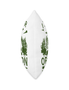 Almohada Vintage 16x16 cm Poliester Excursionistas Oregon 2