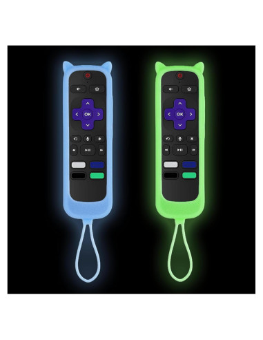 Funda de Control Remoto 2Pack Gavyqier para Roku TCL Hisense