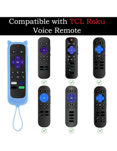 Funda de Control Remoto 2Pack Gavyqier para Roku TCL Hisense 2