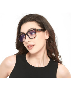 Gafas bloqueadoras luz azul R.F.YFQH TR90 unisex verde albahaca 2