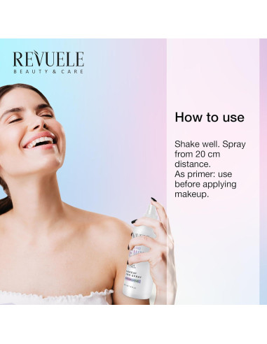 Spray Fijador de Maquillaje Revuele 150 ml - Acabado Mate/Dewy