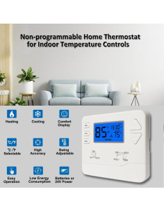 Termostato Miuputake STN621 Digital 24V para Bomba de Calor 2