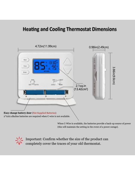 Termostato Miuputake STN621 Digital 24V para Bomba de Calor