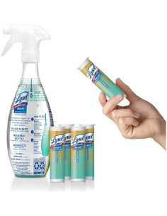 Kit Limpiador Multiusos Lysol Smart 5 Piezas Cascada Fresca 2