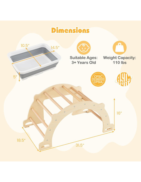 Mesa Sensorial de Arco Costzon 8 en 1 para Niños 3+ Años