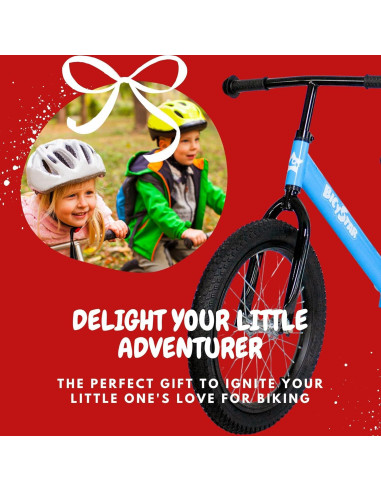 Bicicleta de Equilibrio Bicystar 16" Ajustable para Niños