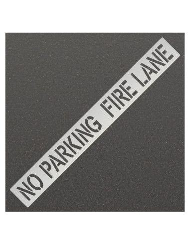 Plantilla No Estacionar Carril de Incendio 30.48 cm Marketing Holders