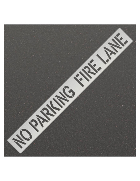 Plantilla No Estacionar Carril de Incendio 30.48 cm Marketing Holders