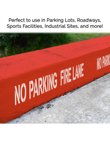 Plantilla No Estacionar Carril de Incendio 30.48 cm Marketing Holders