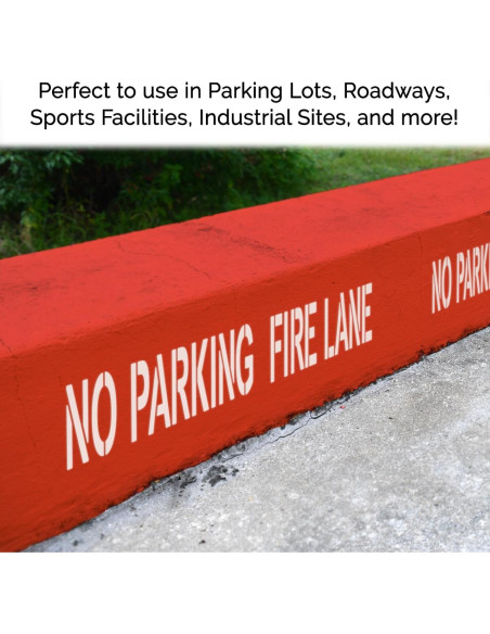 Plantilla No Estacionar Carril de Incendio 30.48 cm Marketing Holders