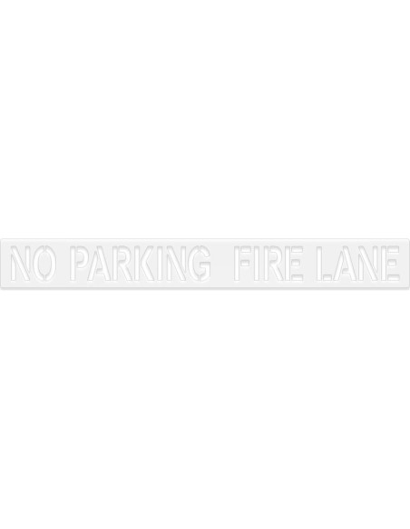 Plantilla No Estacionar Carril de Incendio 30.48 cm Marketing Holders