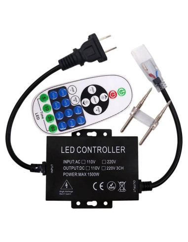 Regulador LED Control Remoto XUNATA 1500W 23 Teclas 6mm