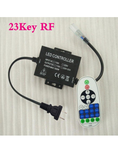 Regulador LED Control Remoto XUNATA 1500W 23 Teclas 6mm