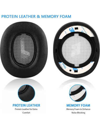 Almohadillas de Repuesto JBL E55 E55BT Quincy - Cuero y Espuma