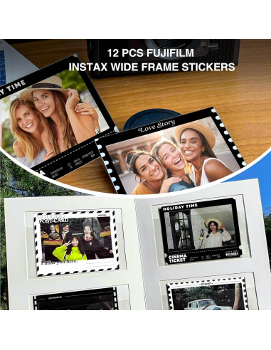 Stickers Decorativos CAIYOULE para Fotos Instax Wide 20 PCS