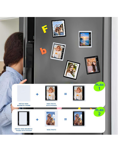 Stickers Decorativos CAIYOULE para Fotos Instax Wide 20 PCS