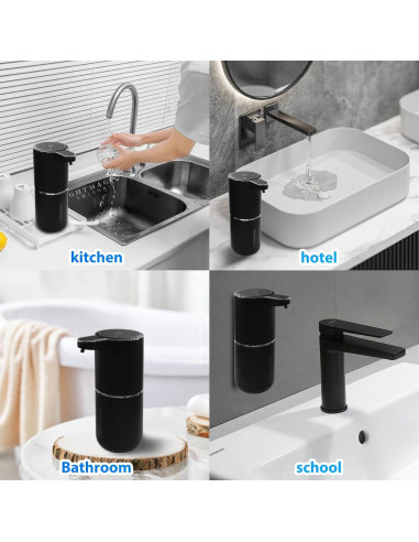 Paquete de 2 dispensadores automáticos de jabón espumoso Ruiyi Liaocheng 380ml