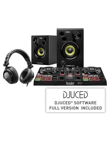Kit de Aprendizaje DJ Hercules Controlador Inpulse 200 60W