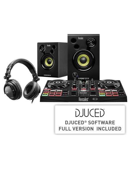 Kit de Aprendizaje DJ Hercules Controlador Inpulse 200 60W